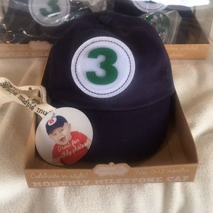 Monthly milestone baseball cap.